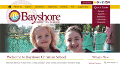 Desktop Screenshot of bayshorechristianschool.org