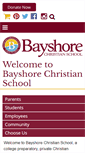 Mobile Screenshot of bayshorechristianschool.org